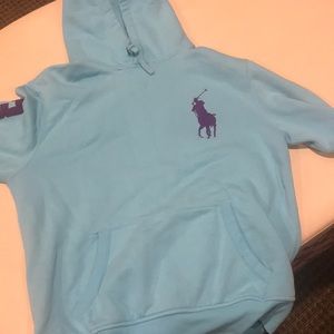 Polo hooded sweatshirt